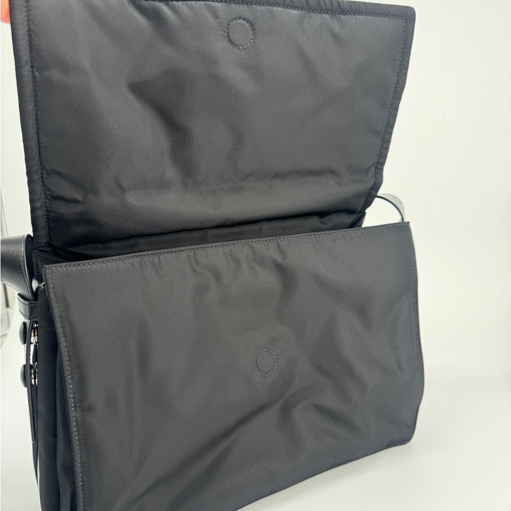 Prada Medium Padded Re-Nylon Shoulder Bag Black - Picture 9 of 11